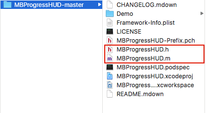 MBProgressHUD Library Files
